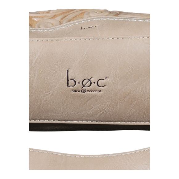 NWT BOC Born Concepts Botanica Crobo Floral Embossed Leather Shoulder Bag - Picture 10 of 10